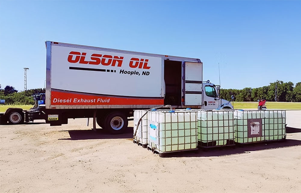 Truck And Tanks Of Oil